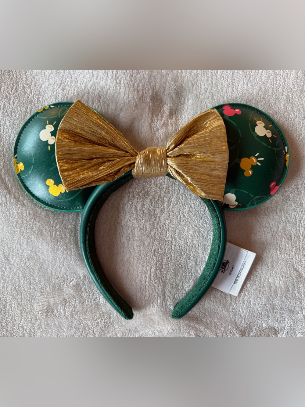 Disney Mickey Mouse Icon Holiday Lights Ears Headband